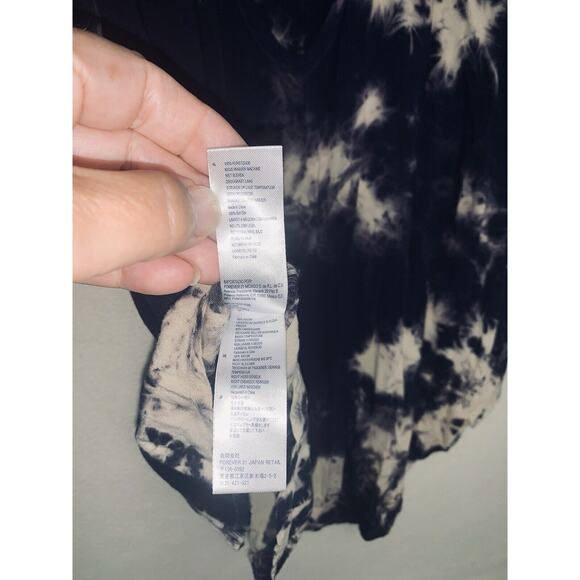 Sz S Forever 21 Tie Dye Top Tank Lattice Back Studs Neckline Boho Hippy Top EUC - Picture 8 of 14